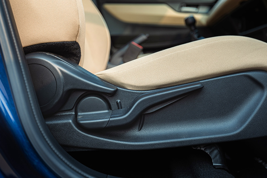 Honda Amaze Seat Adjustment Controls
