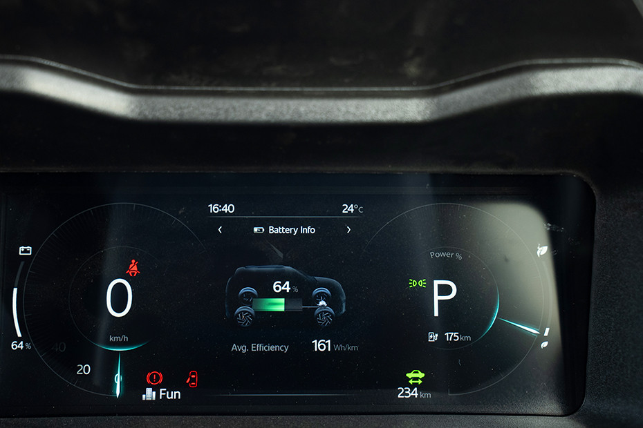 Mahindra XUV 3XO EV Instrument Cluster
