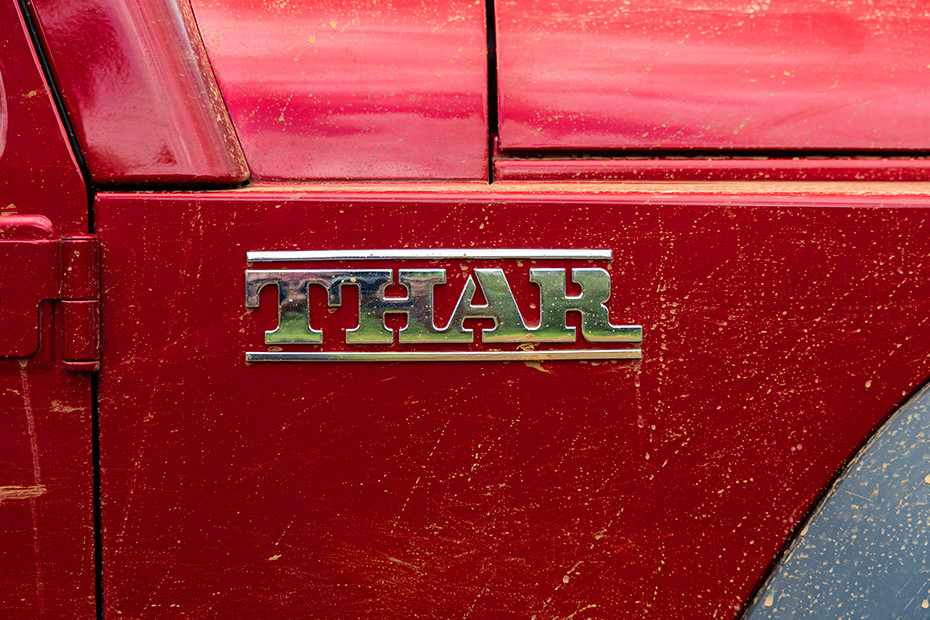 Mahindra Thar Model Badge