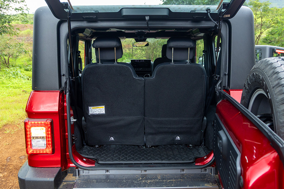 Mahindra Thar Complete Storage Area View