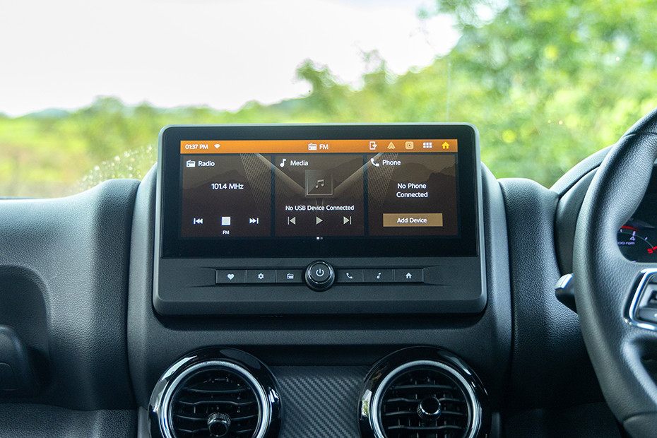 Mahindra Thar Infotainment System