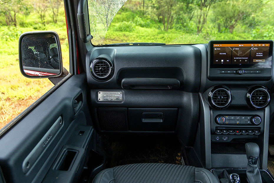 Mahindra Thar Passenger View