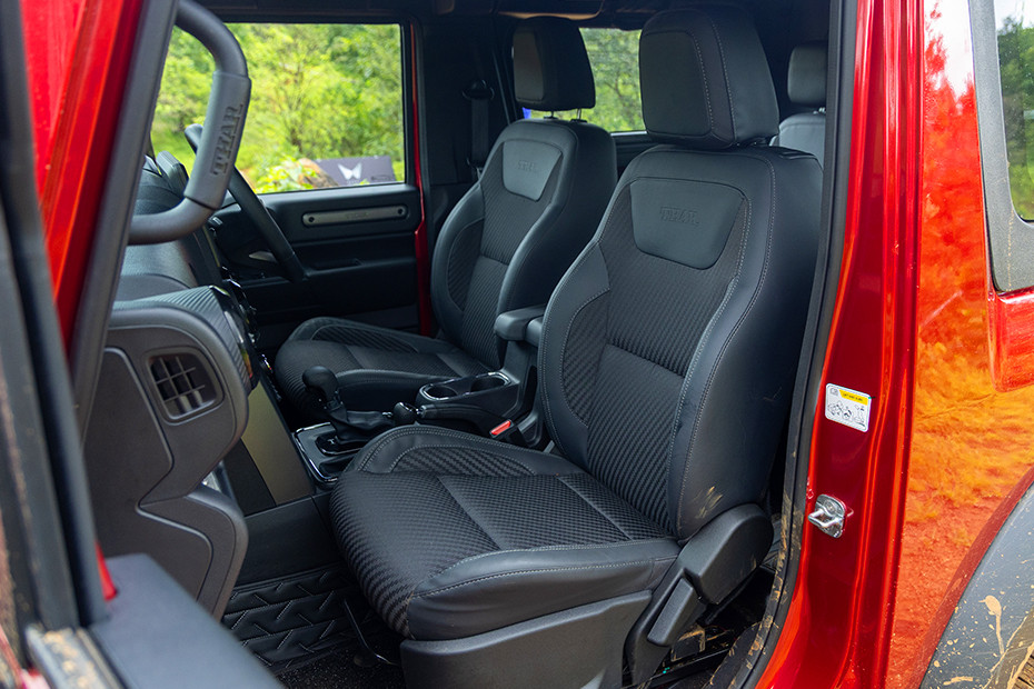 Mahindra Thar Passenger Cabin View
