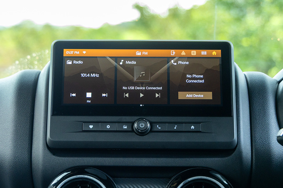 Mahindra Thar Infotainment System