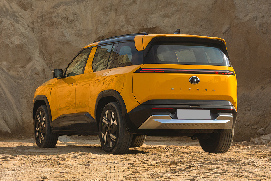 Tata Sierra Rear Left Three Quarter View