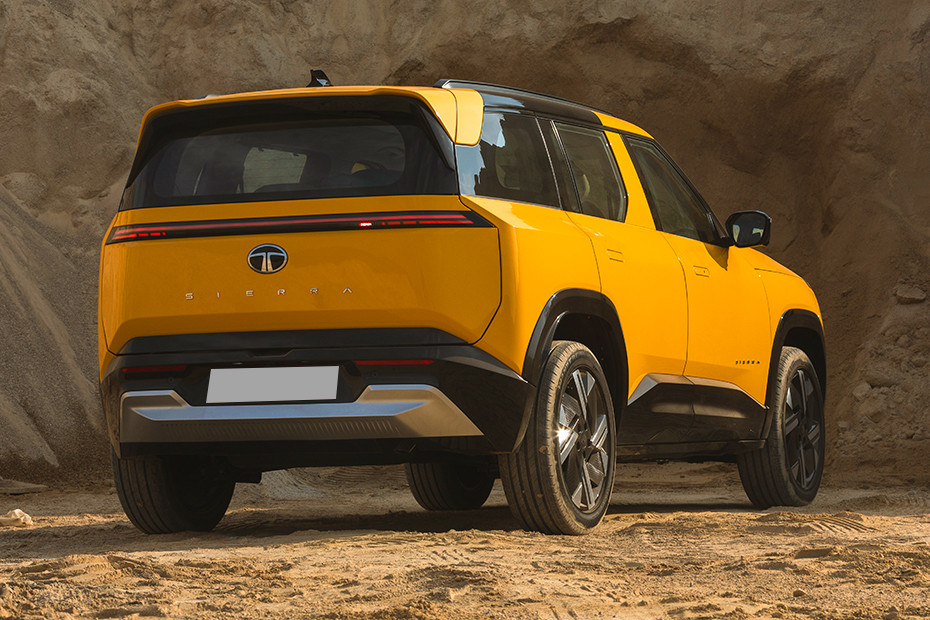 Tata Sierra Rear Right Three Quarter View