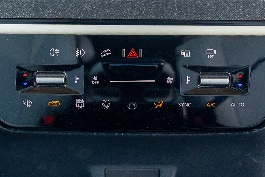 Tata Sierra Switches In Centre Console