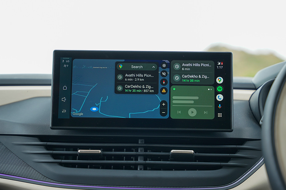 Tata Altroz Navigation or Infotainment Mid Closeup