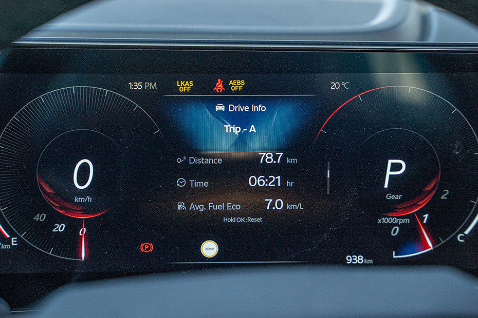 Mahindra XUV 7XO Trip Meter