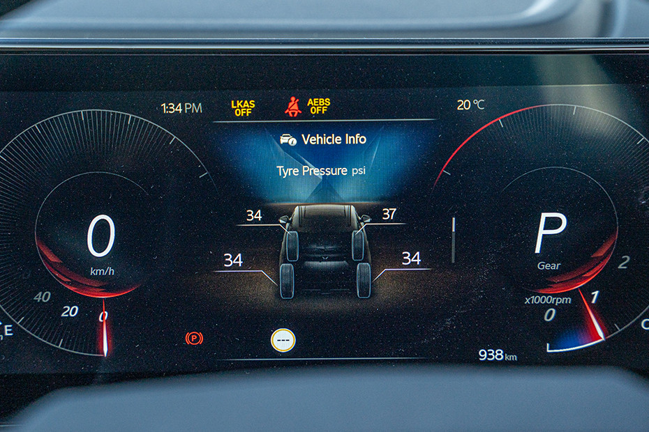Mahindra XUV 7XO Tyre Pressure Monitoring System (TPMS)