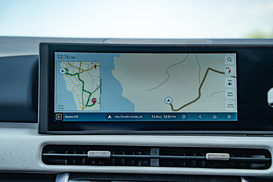 Hyundai Venue Navigation or Infotainment Mid Closeup