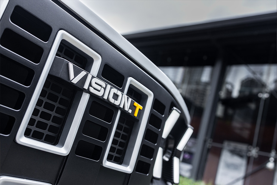 Mahindra Vision T Model Badge