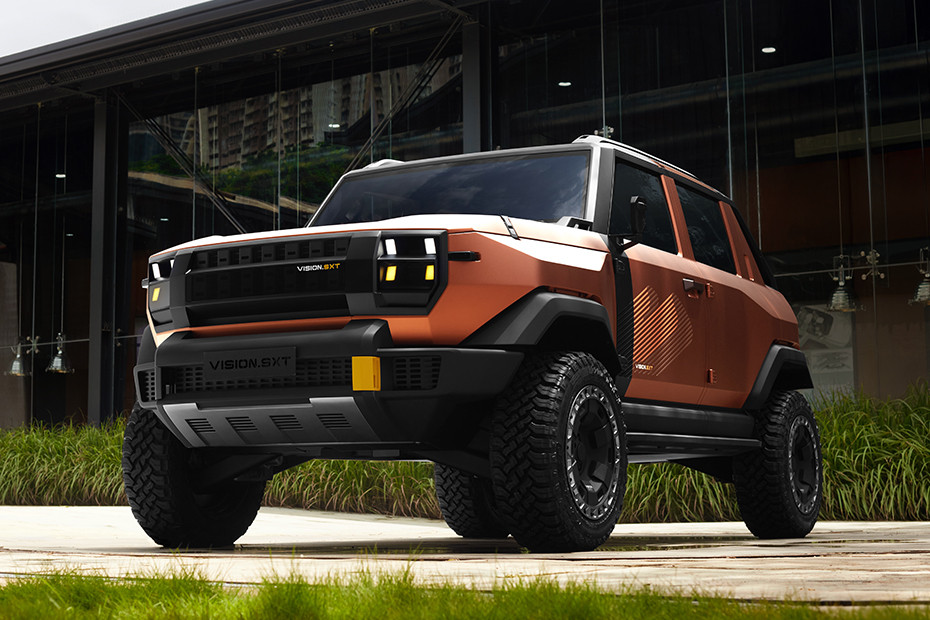 Mahindra Vision SXT Front Left View Angle