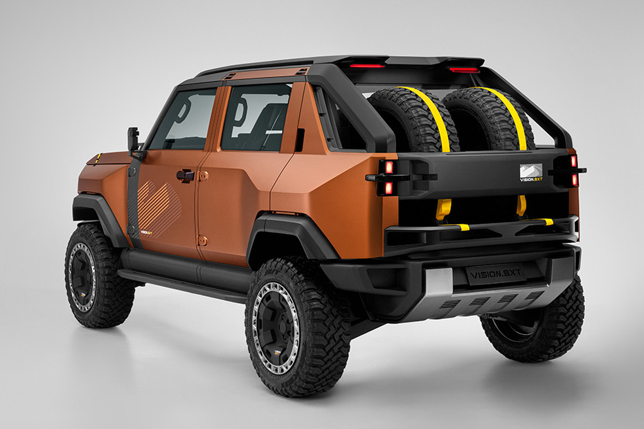 Mahindra Vision SXT Rear Left Three Quarter View