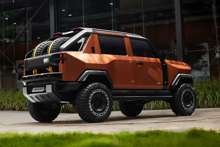 Mahindra Vision SXT Rear Right Three Quarter View