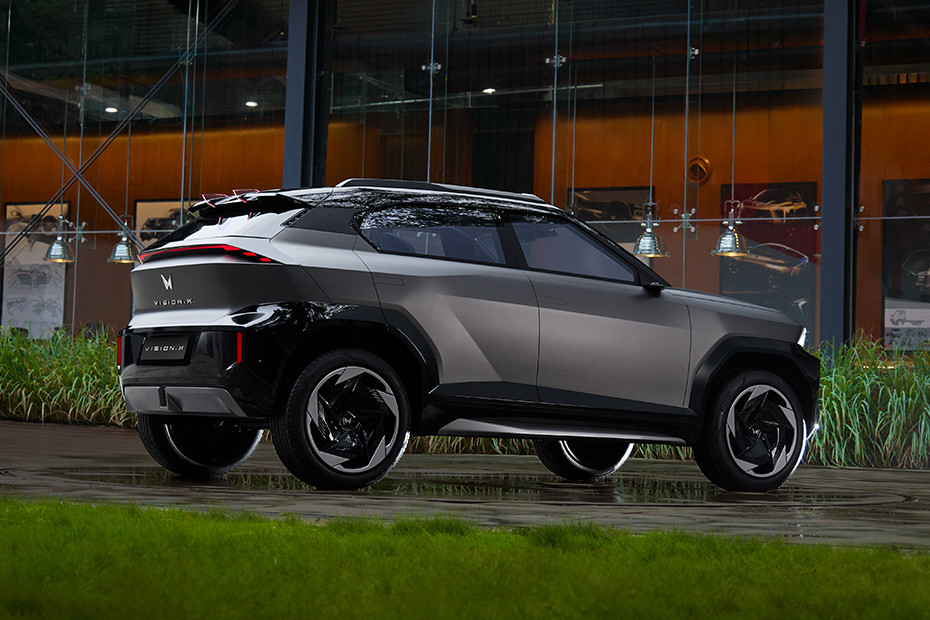 Mahindra Vision X Rear Right Three Quarter View