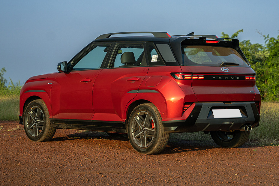 Hyundai Venue N Line Rear Left Three Quarter View