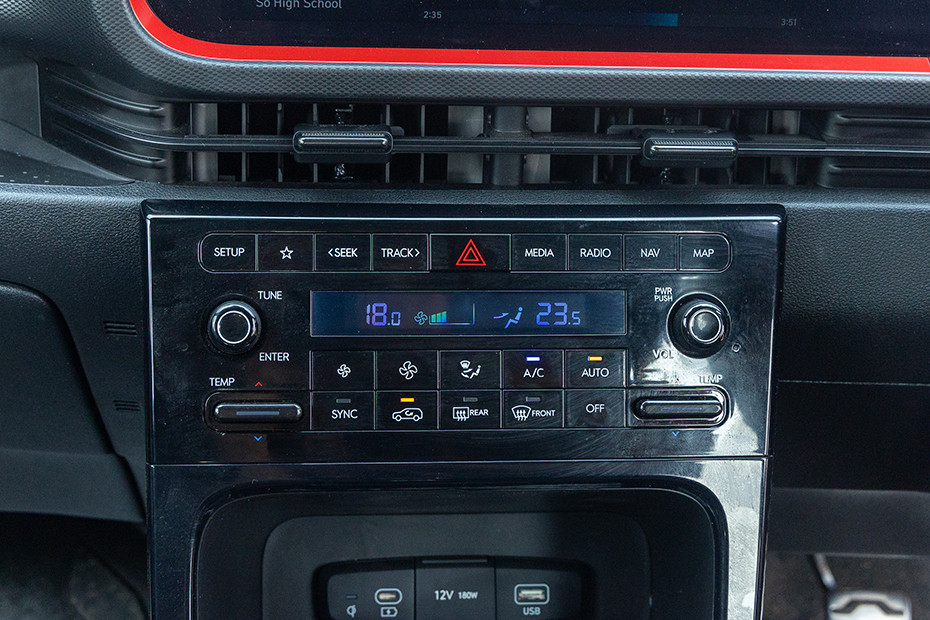 Hyundai Creta N Line Switches In Centre Console